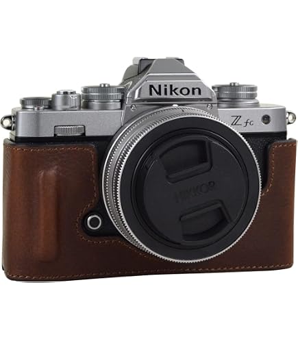 Amazon | TP Original Nikon FM10 専用 ブルタイプ 本革 ボディケース
