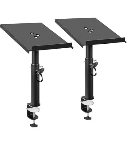 Amazon | Vondynote Studioモニタースタンドペアヘビーデューティー