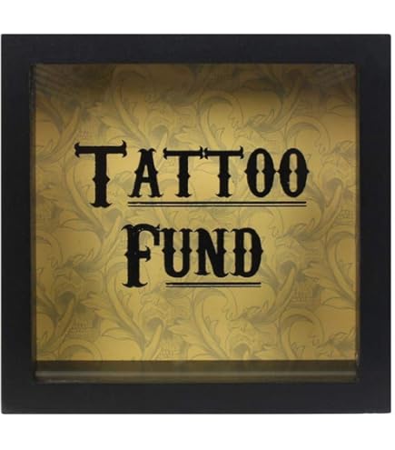 Pot Of Dreams House Hand Painted Tattoo Fund Save And Smash Handcrafted Beige Color Ceramic Money Box Piggy Bank | Perfect Decorative Gift And Savi For Tattoo Fund Smash Money Box