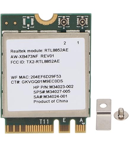 Amazon | Wifiモジュール 2.4 / 5.0GHz Bluetooth 5.0 M.2NGFF