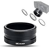 JJC GA-2 レンズアダプター Ricoh GT-2 テレコンバージョンレンズ 装着時に使用 リコー Ricoh GR IIIx GRIIIx GR3x カメラ用 49mm フィルターを装着可能 Ricoh GA-2 レンズアダプター 互換