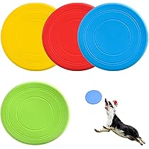 フリスビー Amazon | SensaBliss 犬用フリスビー 投げるおもちゃ 4個セット