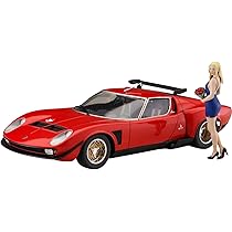 Amazon.co.jp: ハセガワ 1/24 ランボルギーニ イオタ SVR w/ガールズ