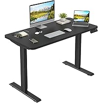 Amazon | Sunon 電動昇降式デスク 2モーター付き 一枚板 幅120cm