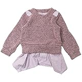 《春秋冬対応》SCHNEE(スネー) ループヤーンチュニック 130cm /ピンク NO.F-661275