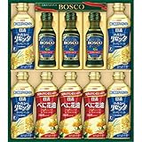 快気内祝（完治してない） のし付き 調味料 食品 ボスコプレミアムオリーブオイル＆べに花油ギフト
