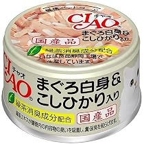 Amazon.co.jp: CIAO (チャオ) 贅沢 サーモン まぐろ・とりささみ 80g