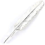 [ハリム] ペンダントトップ（チェーン別売り） FEATHER CENTER L HRT001 WH/OX SILVER 925並行輸入品