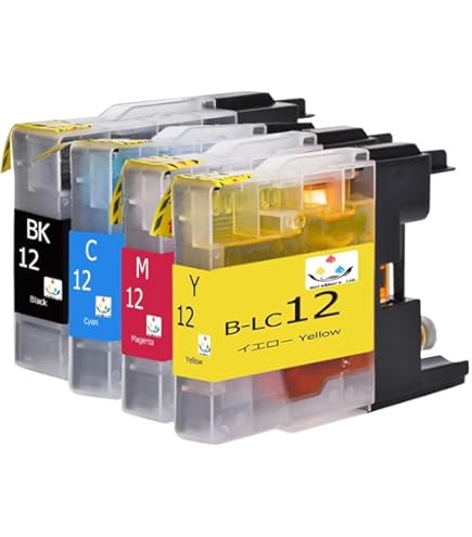 Amazon.co.jp: ブラザー Brother強力洗浄カートリッジ LC12(BK/C/M/Y
