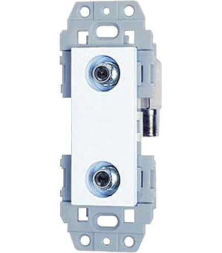 Amazon | DXアンテナ 壁面テレビ端子 【2K 4K 8K 対応】 2端子形