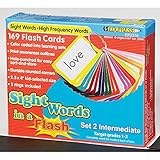Sight Words in a Flash、フラッシュカード、中間のセット(169 )