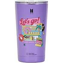 Amazon｜BTS×BBNE ダイナマイト タンブラー ボトル 保冷 保温 水筒 蓋