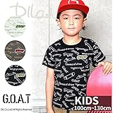スケボー総柄半袖Ｔシャツ/GOAT(ゴート) 夏110 オフホワイト
