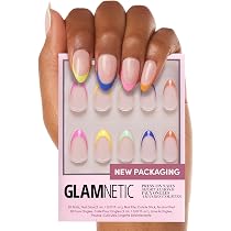 Glamnetic Press On Nails - Sprinkles | Rainbow French Tip Nails ...