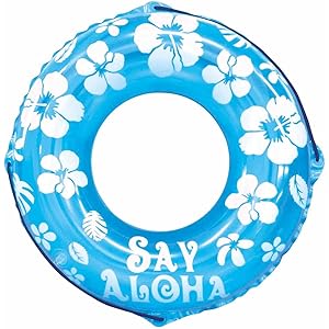 ドウシシャ 浮き輪 SayAloha ブルー 70cm 子供用
