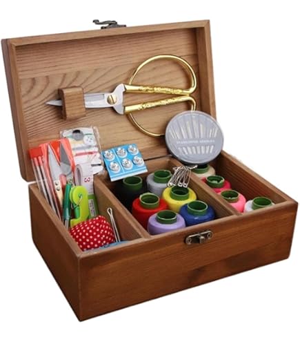 Amazon.co.jp: ホームDIY 裁縫セット 裁縫箱 ソーイングボックス 針糸