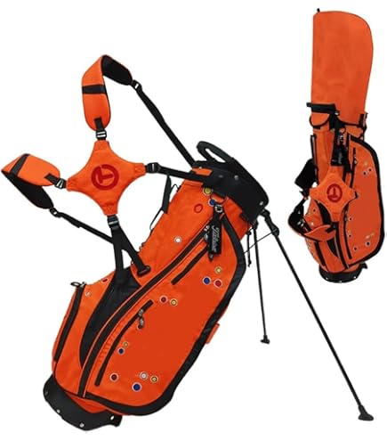 OUTDOOR PRODUCTS スタンド式キャディバッグ オレンジ 安い 価格スポーツ - OUTDOOR PRODUCTS スタンド式キャディバッグ