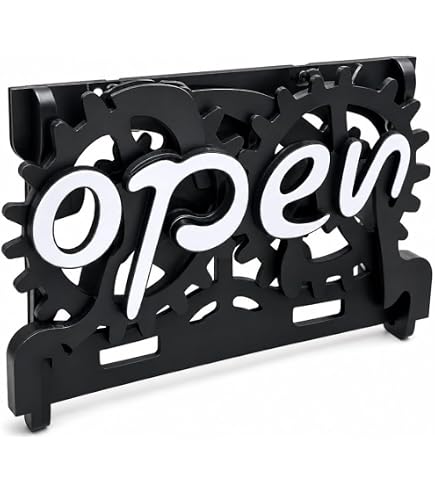 Amazon | オープンクローズ看板 サインボード open close 札 からくり