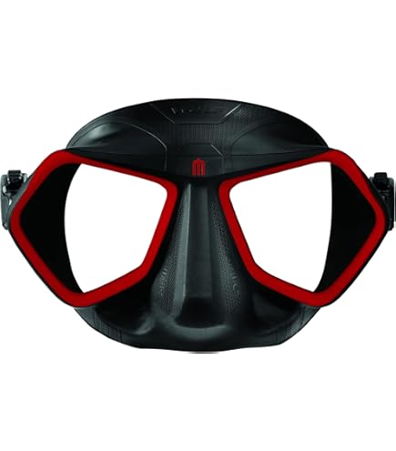 Amazon | O.ME.R(オマー) ウルフ マスク ブラック/レッド 610146 | O  