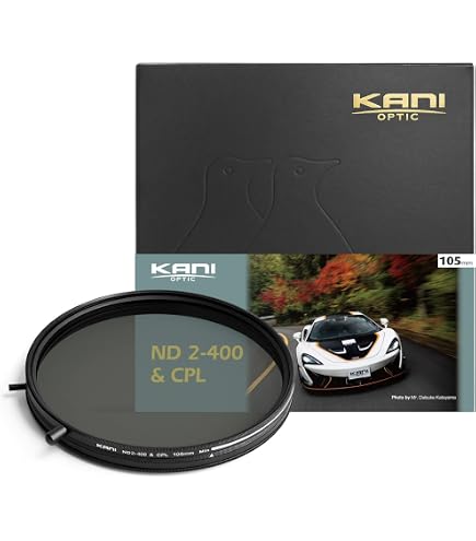 KANI HT PRO MC ND2-64 105mm NDフィルター Amazon | KANI 105mm 可変NDフィルター HT PRO+ MC ND2-64 減光効果