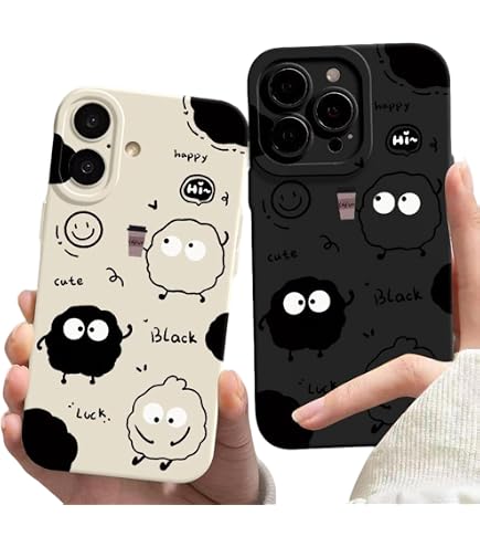 Amazon.co.jp: 可愛い 3D まっくろくろすけ スマホケース iPhone 14