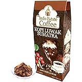 スマトラ産 コピルアック 焙煎 コーヒー豆 KOPI LUWAK SUMATRA コピ・ルアク ジャコウネココーヒー [Indo Estate Coffe] (粉状)