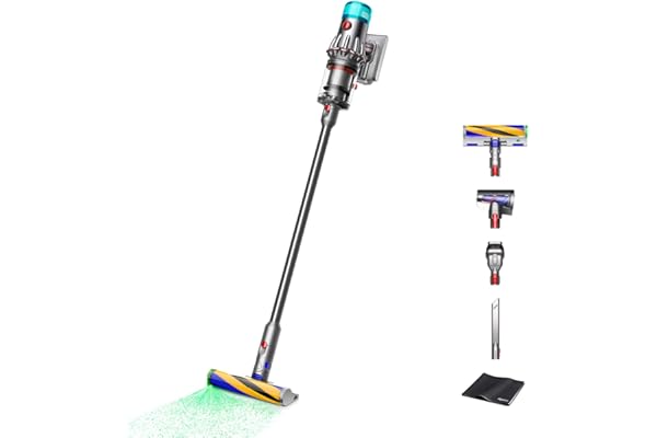 Dyson(ダイソン) 掃除機 コードレス Dyson V12 Detect Slim Fluffy (SV46 FF AM) スティック ハンディクリーナー サイクロン【Amazon.co.jp限定】【光らせて、見逃さない】