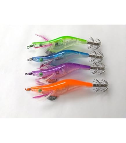 エギ 3.5号 TR Amazon | エギ 3.5号 13cm 22g 8本 LED 点滅 光る 色の変更有り