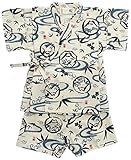 村信 富士山柄 甚平スーツ 80cm オフ 71572N 日本製