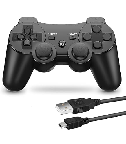 Amazon.co.jp: PS3 Controller, Bluetooth Wireless Gamepad, USB
