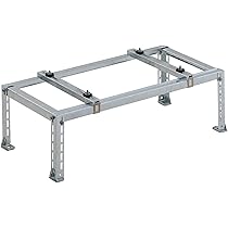 日晴金属 クーラーキヤッチャー 二段　室外機 Amazon.co.jp: 日晴金属 クーラーキヤッチャー 平地置用 C-NZJ-2