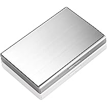 シルバー カードケース 9mm薄型 6枚収納 アルミ クレジットカード Amazon | [VEAGIA] スキミング防止 カードケース ステンレス鋼6枚