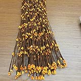 ADSRO 10pc DIY花ラタン40 cm人工ハンドメイドカラービーズバンドウェディングカード装飾 オレンジ R51727570R8XO92