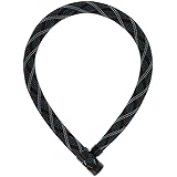 【日本正規品】 ABUS(アブス) 自転車 鍵 ロック ロードバイク鍵 チェーンロック 盗難見舞金制度 110cm [IVERA7210]