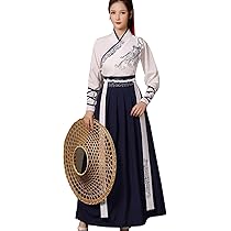 【新品未使用】中国で【大ブーム】の漢服３点 セット　学園祭　花見　各種イベント Amazon.co.jp: [sac taske] 大正ロマン 漢服 中国 民族衣装