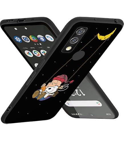 Amazon.co.jp: Arrows We F-51B 用 ケース スヌーピー スマートフォン
