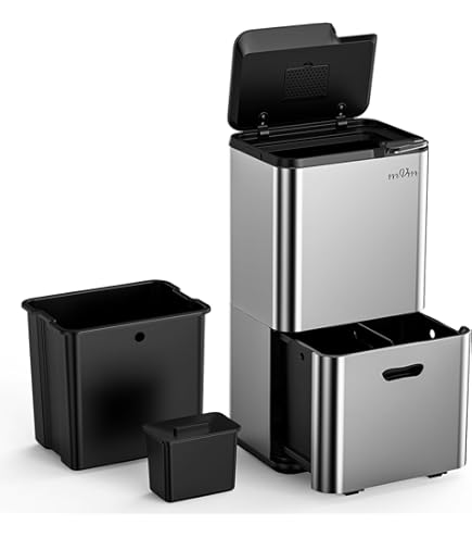 Amazon｜ダルトン(Dulton) 2コンパートメントビン 上段18L 下段20L