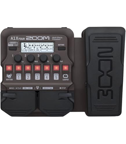 ZOOM A1 FOUR マルチエフェクトプロセッサー　美品 楽天市場】【送料無料】ZOOM ズーム マルチエフェクター マルチ