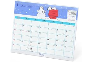 サンリオ(SANRIO) シートカレンダー 2027年 スヌーピー 卓上タイプ 921564