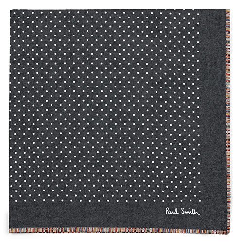 ポールスミス Paul Smith ハンカチ ドット柄 マルチストライプ ロゴ入り 230353 HANK ハンカチーフ レディース メンズ (ブラック) ポールスミス Paul Smith ハンカチ ドット柄 マルチストライプ ロゴ入り 230353 HANK ハンカチーフ レディース メンズ (ブラック)
