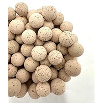 Amazon | 【1㎏】多孔質 麦飯石ボール サイズΦ10㎜ ろ過材 セラミック