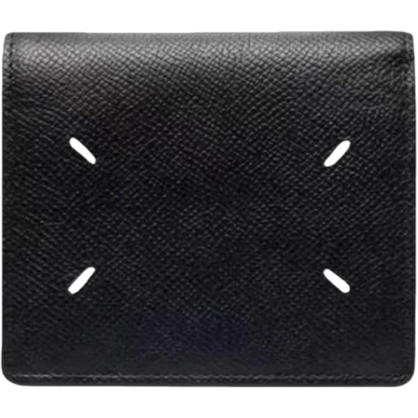 Maison Margiela メゾンマルジェラ　二つ折り財布 ブラック Maison Margiela（メゾンマルジェラ） 二つ折り財布 コンパクト財布