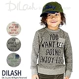 (ディラッシュ) DILASH柔らかトレーナー/秋 ベビー キッズ 男の子 110 チャコール