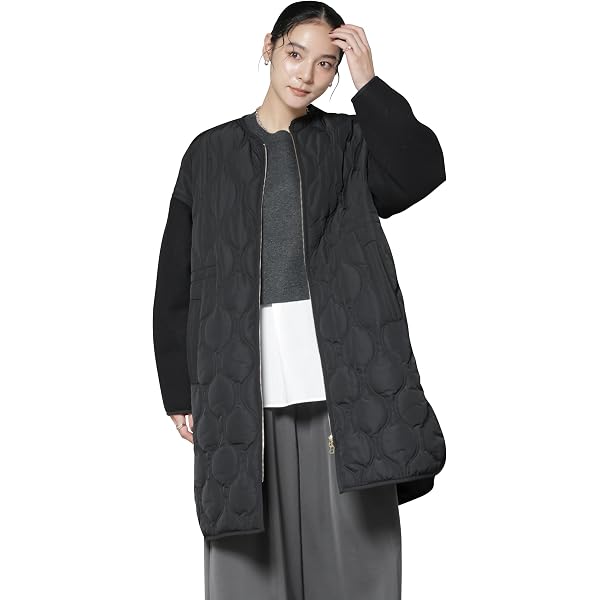 SHIPS ペプラム バルーン中綿ブルゾン38サイズ　ブラック Amazon.co.jp: (シップス レディース) SHIPS for women W:ペプラム