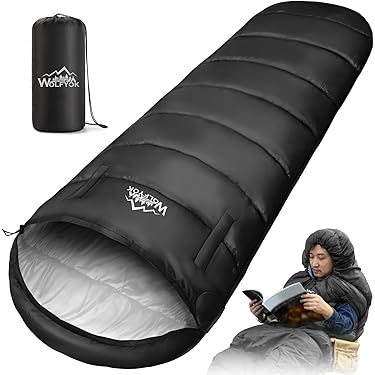 ✧寝心地抜群✧　防水　グースダウンマミー型 寝袋　シュラフ レッド　700g 冬キャンプに最適！グースダウンのフェンゲルアウトドアのマミー