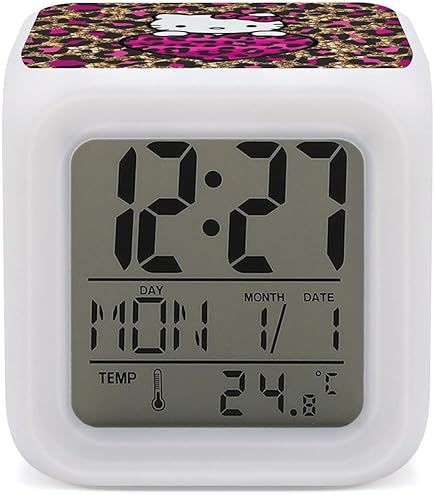 Amazon.co.jp: ハローキティ 目覚まし時計 デジタル置き時計 温度湿度