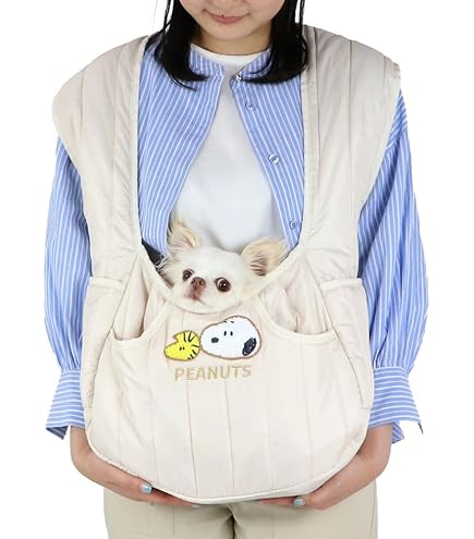 Amazon.co.jp: ペットパラダイス スヌーピー フェイス柄 四角 スリング