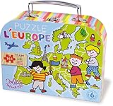VILAC ウッドパズル[SUITCASE] ヨーロッパ