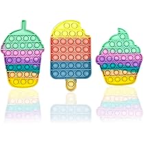Anditoy 3 Pack Pop Fidget Toys Set 