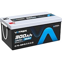 Amazon | バトラーパワー VATRER POWER LiFePO4 12V 300Ah リン酸鉄